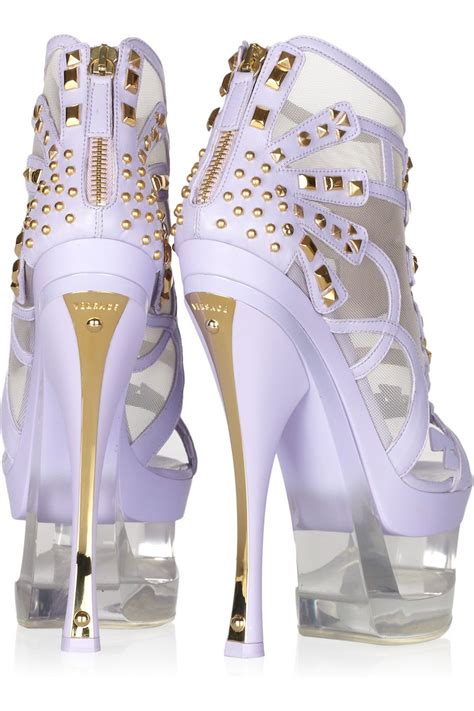 versace lucite wedges|Women's Luxury and Designer Sandals .